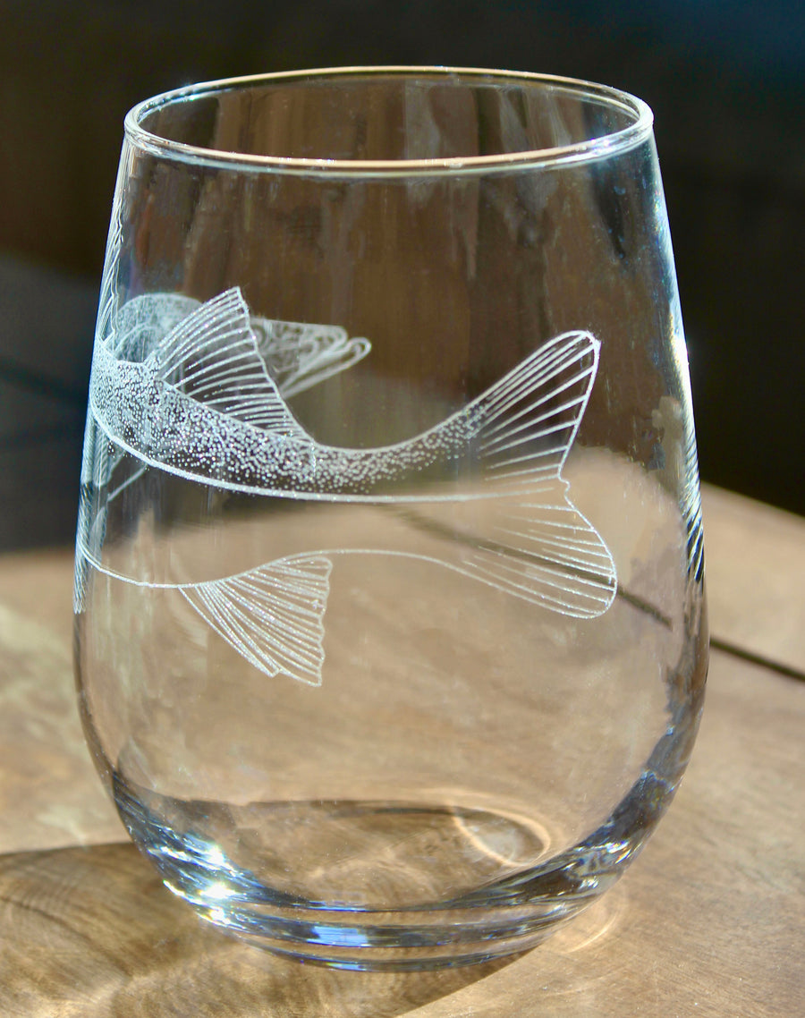 Snook Engraved Glasses