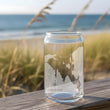 Load image into Gallery viewer, Sodus Bay Map Laser Engraved Glasses
