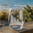 Load image into Gallery viewer, Sodus Bay Map Laser Engraved Glasses
