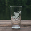 Load image into Gallery viewer, Squam Lake Map Engraved Glasses
