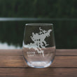 Load image into Gallery viewer, Squam Lake Map Engraved Glasses
