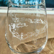 Load image into Gallery viewer, St Andrews  Golf Course - The Old Course- Laser Engraved Golf Course Map Glasses
