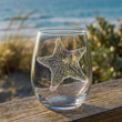 Load image into Gallery viewer, Starfish Laser Engraved Glasses - Sea Creature Gift
