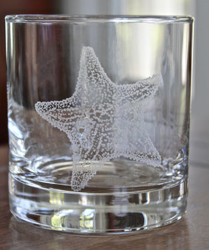 Starfish Engraved Glasses