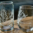 Load image into Gallery viewer, Sugarbush Vermont Ski Trail Map Laser Engraved Glasses
