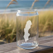 Load image into Gallery viewer, Sweden Map Laser Engraved Glasses
