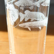 Load image into Gallery viewer, Sweetwater Slam Engraved Glasses - Largemouth Bass, Smallmouth Bass, Salmon, Walleye, Brook Trout, Rainbow Trout, Muskellunge (Muskie), Northern Pike, Crappie - Gift for Fisherman
