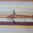 Load image into Gallery viewer, Swordfish Engraved Wooden Serving Board &amp; Bar Board

