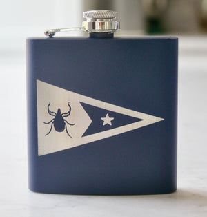 Custom Engraved Stainless Steel Flask - 6 oz.