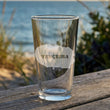 Load image into Gallery viewer, Terceira Island Map Laser Engraved Glasses
