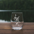 Load image into Gallery viewer, Three Lakes Map - Wisconsin - Laser Engraved Glasses
