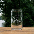 Load image into Gallery viewer, Tims Ford Lake (TN) Map Engraved Glasses
