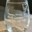 Load image into Gallery viewer, Torrey Pines South Course - Laser Engraved Golf Course Map Glasses
