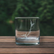 Load image into Gallery viewer, Trinity Lake (CA) Map Engraved Glasses
