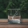 Load image into Gallery viewer, West Point Lake (GA) Map Engraved Glasses
