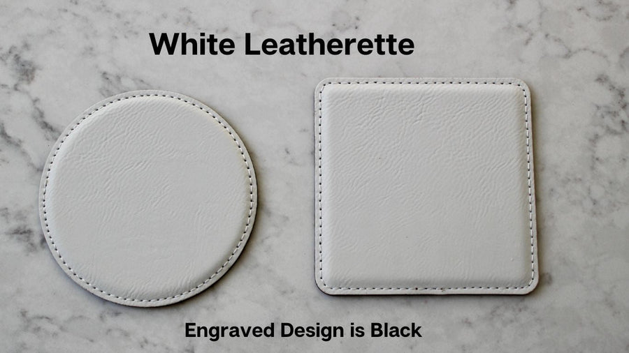 Loon Coaster Set (Slate or Leatherette)
