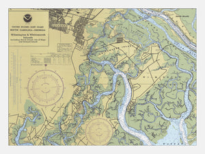 Wilmington and Whitemarsh Islands - Savannah GA Map