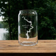 Load image into Gallery viewer, Bartlett Lake Map - Arizona - Laser Engraved Glasses
