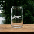 Load image into Gallery viewer, Big Bear Lake Map - California - Laser Engraved Glasses
