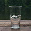 Load image into Gallery viewer, Big Bear Lake Map - California - Laser Engraved Glasses
