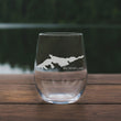 Load image into Gallery viewer, Big Bear Lake Map - California - Laser Engraved Glasses
