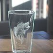 Load image into Gallery viewer, Largemouth (Bigmouth) Bass Engraved Glasses
