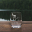 Load image into Gallery viewer, Cave Run Lake Kentucky Map Laser Engraved Glasses
