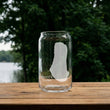 Load image into Gallery viewer, Devils Lake (WI) Map Engraved Glasses
