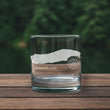 Load image into Gallery viewer, Donner Lake California Map Laser Engraved Glasses
