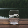Load image into Gallery viewer, Donner Lake California Map Laser Engraved Glasses
