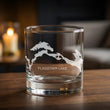 Load image into Gallery viewer, Flagstaff Lake Maine Map Laser Engraved Glasses

