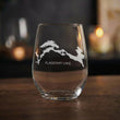 Load image into Gallery viewer, Flagstaff Lake Maine Map Laser Engraved Glasses
