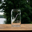Load image into Gallery viewer, Great Scandaga Lake New York Map Laser Engraved Glasses
