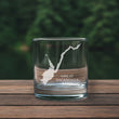 Load image into Gallery viewer, Great Scandaga Lake New York Map Laser Engraved Glasses
