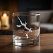 Load image into Gallery viewer, Jordan Lake Map - Alabama - Laser Engraved Glasses
