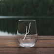 Load image into Gallery viewer, Keuka Lake Map New York - ELaser ngraved Glasses
