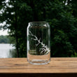 Load image into Gallery viewer, Lake Anna Virginia Map Laser Engraved Glasses
