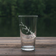 Load image into Gallery viewer, Lake Anna Virginia Map Laser Engraved Glasses
