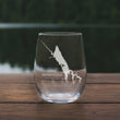 Load image into Gallery viewer, Lake Berryessa Map - California - Laser Engraved Glasses
