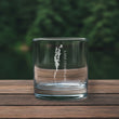 Load image into Gallery viewer, Lake Champlain Map (Vermont) Laser Engraved Glasses
