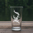 Load image into Gallery viewer, Lake Don Pedro California Map Laser Engraved Glasses
