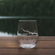 Load image into Gallery viewer, Lake Gaston Virginia Map Laser Engraved Glasses
