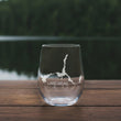 Load image into Gallery viewer, Lake Mead Arizona Map Laser Engraved Glasses
