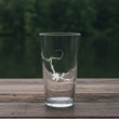 Load image into Gallery viewer, Lake Oroville California Map Laser Engraved Glasses
