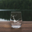 Load image into Gallery viewer, Lake Oroville California Map Laser Engraved Glasses
