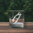 Load image into Gallery viewer, Lake Placid New York Map Laser Engraved Glasses
