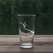Load image into Gallery viewer, Lake Sonoma California Map Laser Engraved Glasses
