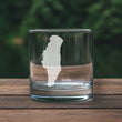 Load image into Gallery viewer, Lake Winnebago Map - Wisconsin - Laser Engraved Glasses

