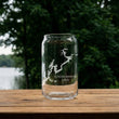 Load image into Gallery viewer, Logan Martin Lake Alabama Engraved Map Glasses
