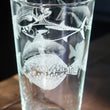 Load image into Gallery viewer, Mid-Atlantic Inshore Slam Laser Engraved Glasses: Striped Bass, Redfish(Drum), Bluefish, Sheepshead, False Albacore (Albie), and Flounder
